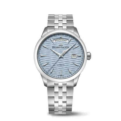 Maurice Lacroix 1975 AUTOMATIC DAY DATE LEGACY BLUE 756058-S1S11-430-1