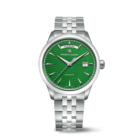 Maurice Lacroix 1975 AUTOMATIC VAGUES DU JURA GREEN 756058-SS002-630-1