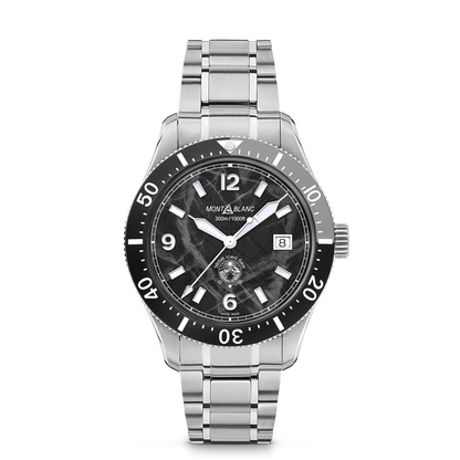 Montblanc Iced Sea Automatic Date - Steel - Ceramic - Black - Montblanc® US MB129371