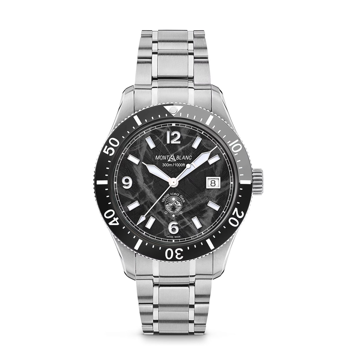Montblanc Iced Sea Automatic Date - Steel - Ceramic - Black - Montblanc® US MB129371