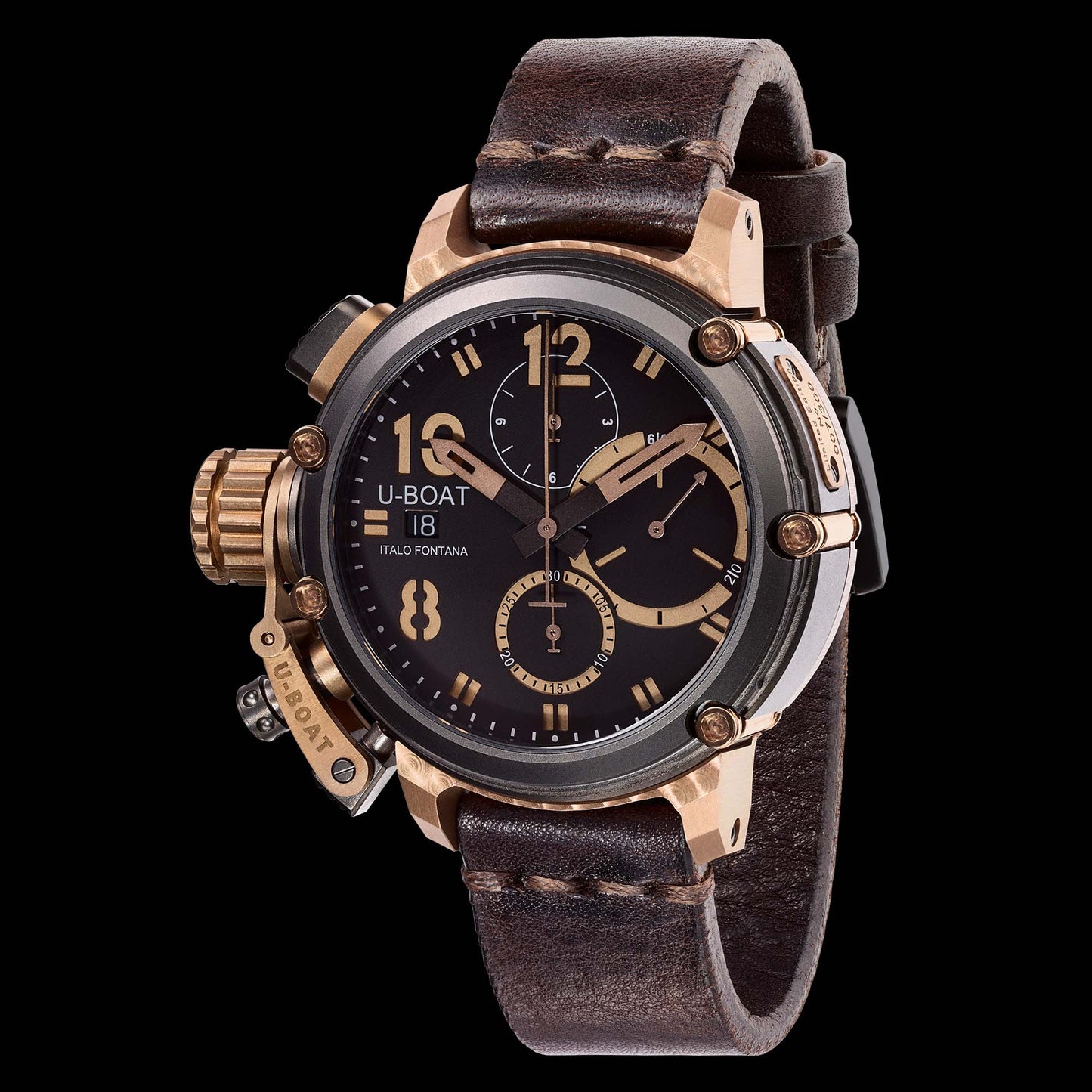 U-Boat Chimera Chrono 43mm Bronze B&B 8015