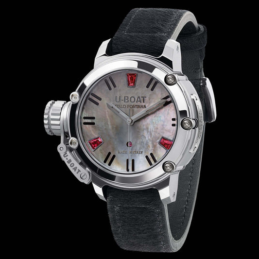 U-Boat Chimera Automatic 40mm Steel Ruby Baguette 8017