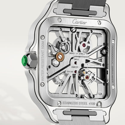 Cartier Santos de Cartier skeleton watch WHSA0028