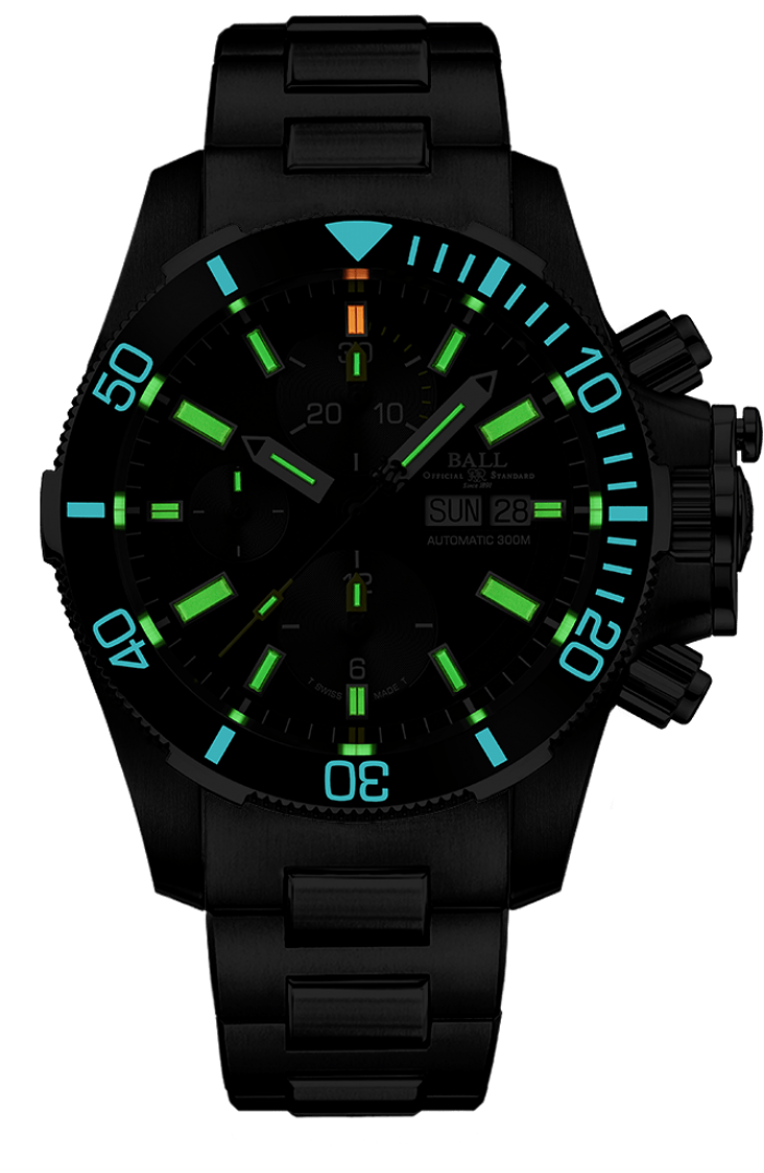 Engineer Hydrocarbon Submarine Warfare Ceramic Chronograph