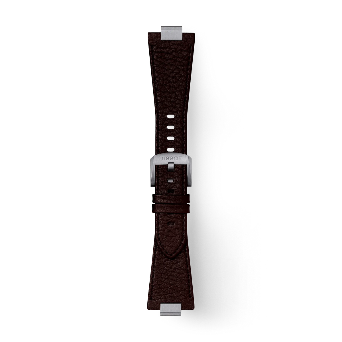 Tissot Official Brown PRX 40mm Leather Strap With Steel Endpiece T852049164