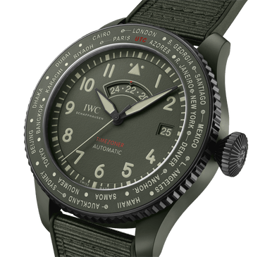 IWC Pilot’s Watch Timezoner TOP GUN Woodland IW395601