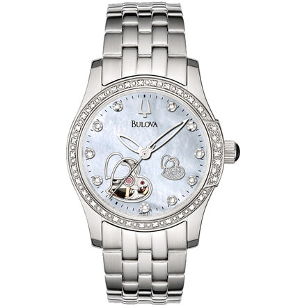 Bulova Women's Diamond Accented Automatic Watch #96R122