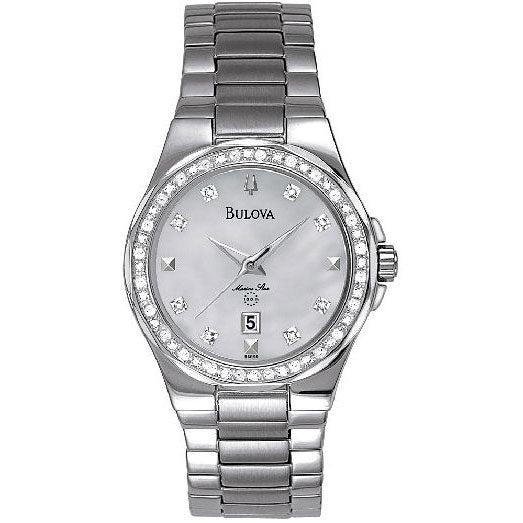 Bulova Women's Diamond Marine Star Watch #96R58