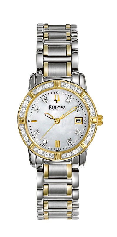 Bulova Women's Diamond Accented Calendar Watch #98R107