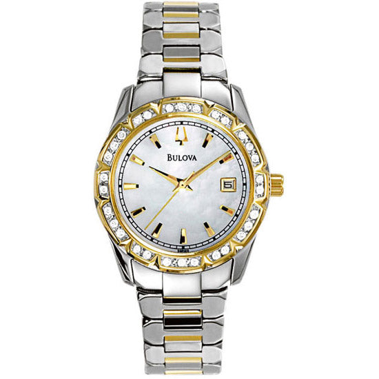 Bulova Women's Diamond Accented Calendar Watch #98R109