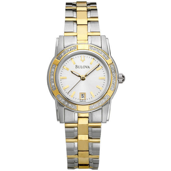 Bulova Women's Diamond Accented Two-Tone Watch #98R120