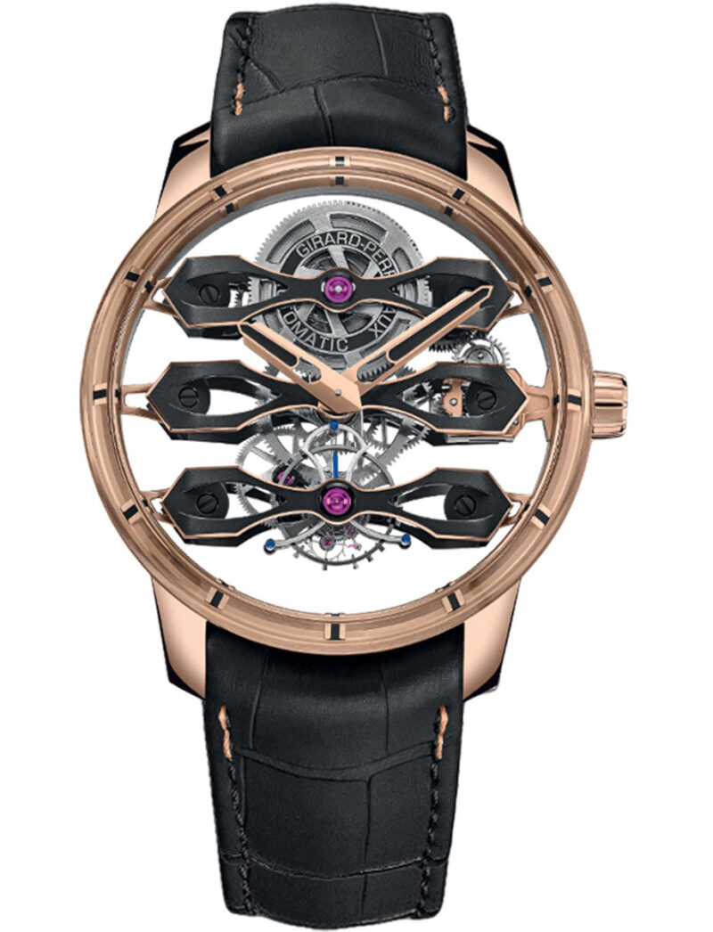 Tourbillon with Three Gold Bridges