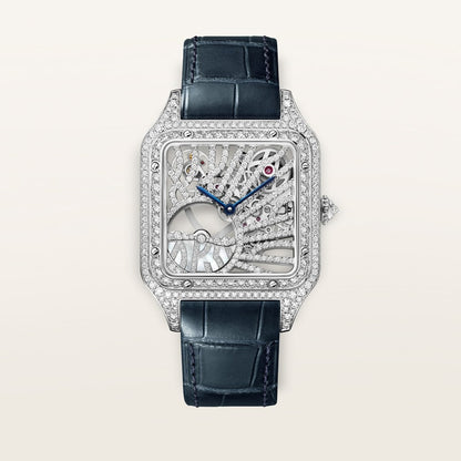 Cartier Santos-Dumont skeleton watch HPI01826