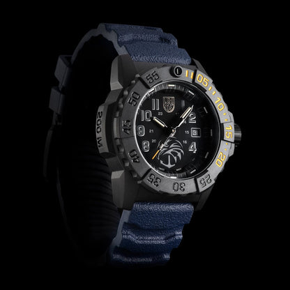 Luminox Watch, New Navy SEAL Foundation 3500, 45 mm, Military Dive Watch, The Guardian, Limited Edition XS.3505.NSF.N