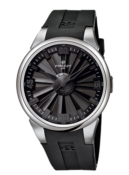 Perrelet Turbine Automatic Steel Black Dial A1064/3