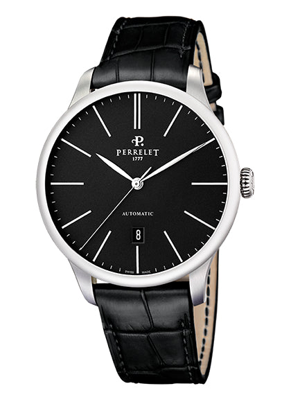 Perrelet First Class Automatic Steel Black Dial A1073/2