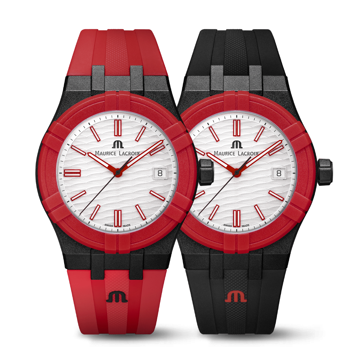 Aikon #Tide Black, Red And White