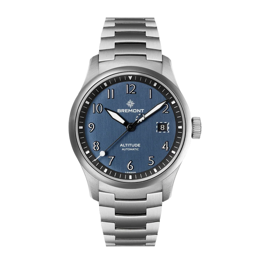 Bremont Watches | Mens | Altitude Altitude 39mm Blue Dial Bracelet ALT39-DT-SS-BL-B
