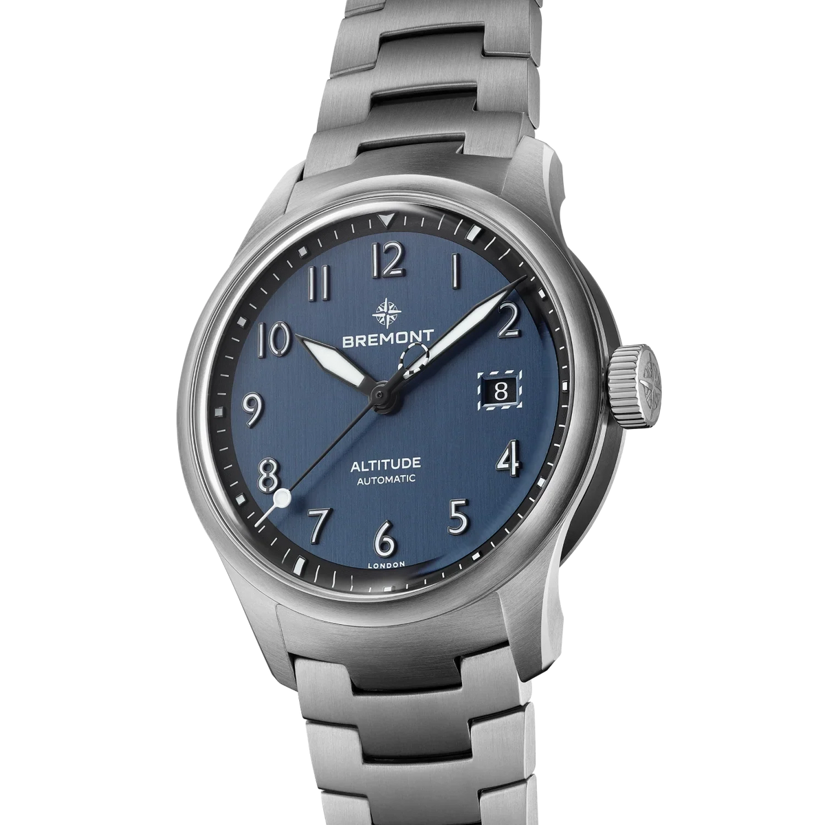 Bremont Watches | Mens | Altitude Altitude 39mm Blue Dial Bracelet ALT39-DT-SS-BL-B