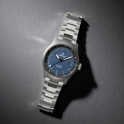 Bremont Watches | Mens | Altitude Altitude 39mm Blue Dial Bracelet ALT39-DT-SS-BL-B