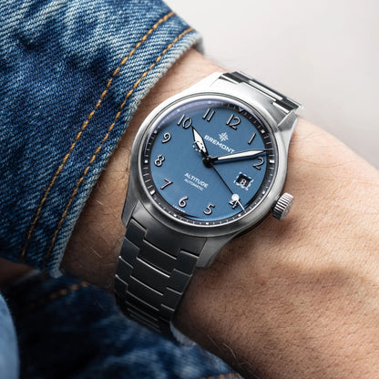 Bremont Watches | Mens | Altitude Altitude 39mm Blue Dial Bracelet ALT39-DT-SS-BL-B