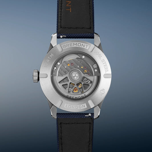 Bremont Watches | Mens | Altitude Altitude 39mm Blue Dial Leather Strap ALT39-DT-SS-BL-L-S