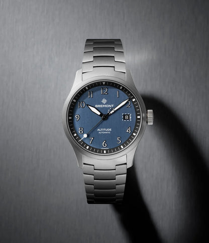 Bremont Watches | Mens | Altitude Altitude 39mm Blue Dial Bracelet ALT39-DT-SS-BL-B