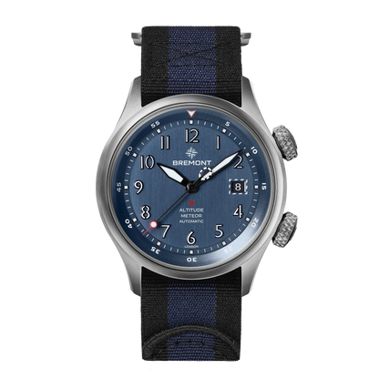 Bremont Watches | Mens | Altitude Altitude MB Meteor Blue Dial Blue Barrel Nato Strap ALT42-MT-TI-BLBL-N-S