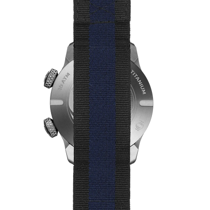 Bremont Watches | Mens | Altitude Altitude MB Meteor Time Zones Blue Dial Nato Strap ALT42-MT-Z-TI-BLBL-N-S
