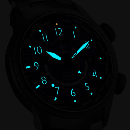 Bremont Watches | Mens | Altitude Altitude MB Meteor Time Zones Blue Dial Nato Strap ALT42-MT-Z-TI-BLBL-N-S
