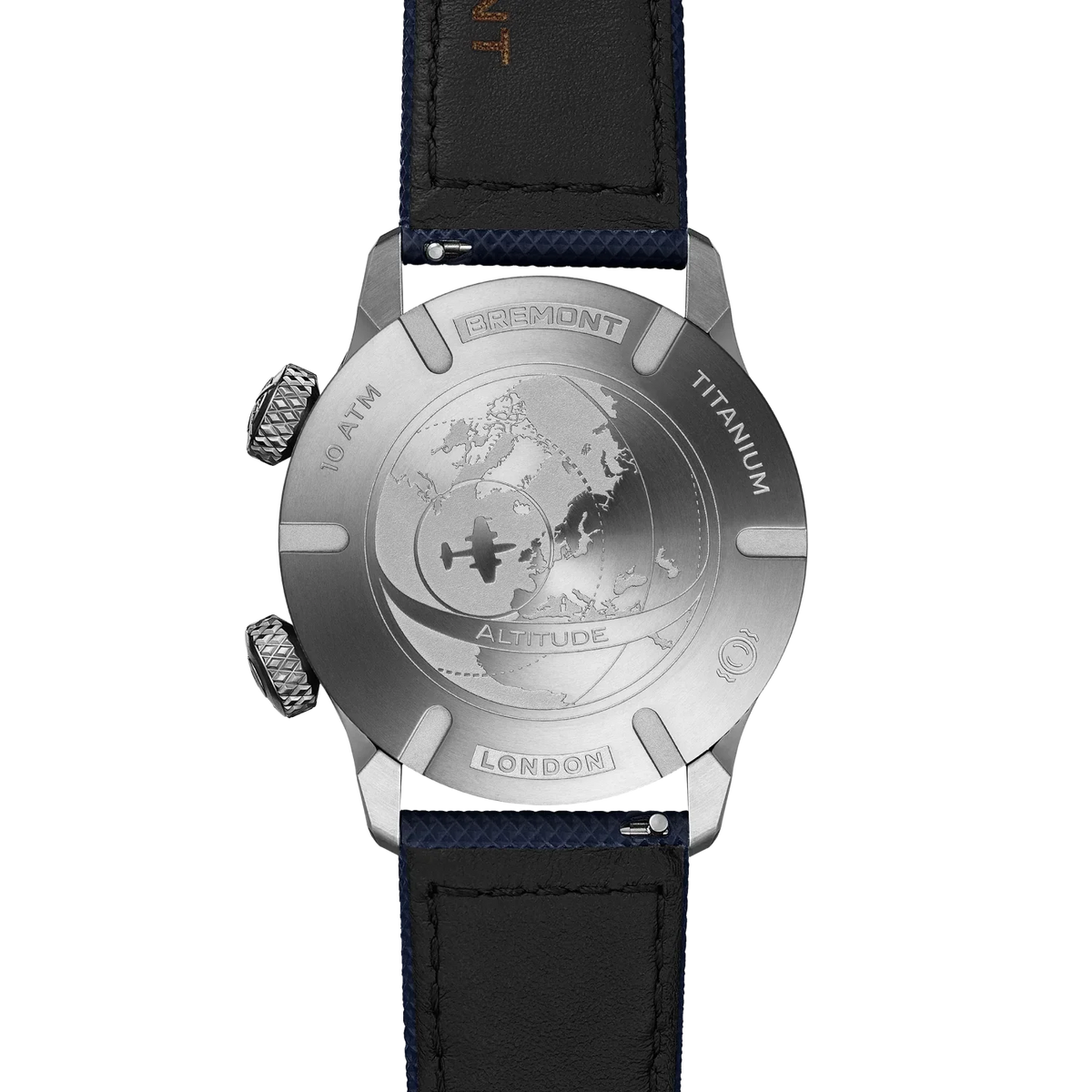 Bremont Watches | Mens | Altitude Altitude MB Meteor Time Zones Blue Dial Leather Strap ALT42-MT-Z-TI-BLBL-L-S