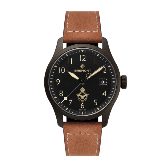 Bremont Watches | Mens | HMAF HMAF Altitude 39mm Date Leather Strap ALT39-DT-SSBC-HMAF-L-S