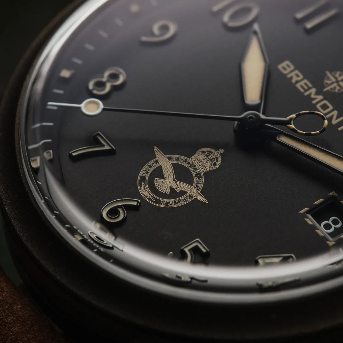 Bremont Watches | Mens | HMAF HMAF Altitude 39mm Date Leather Strap ALT39-DT-SSBC-HMAF-L-S
