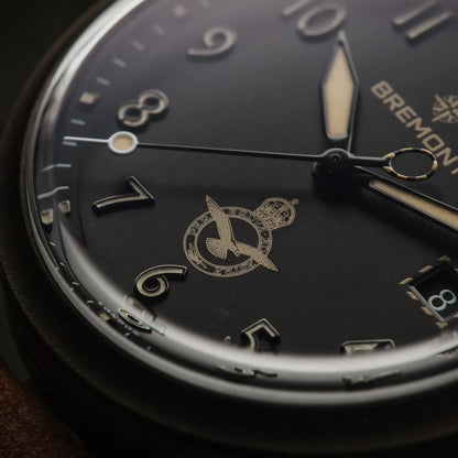 Bremont Watches | Mens | HMAF HMAF Altitude 39mm Date Leather Strap ALT39-DT-SSBC-HMAF-L-S