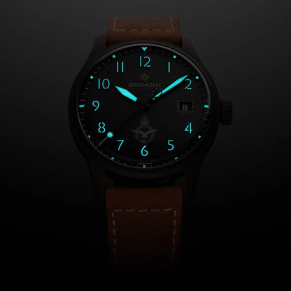 Bremont Watches | Mens | HMAF HMAF Altitude 39mm Date Leather Strap ALT39-DT-SSBC-HMAF-L-S