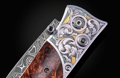 William Henry KNIVES B30 Southwest Scroll