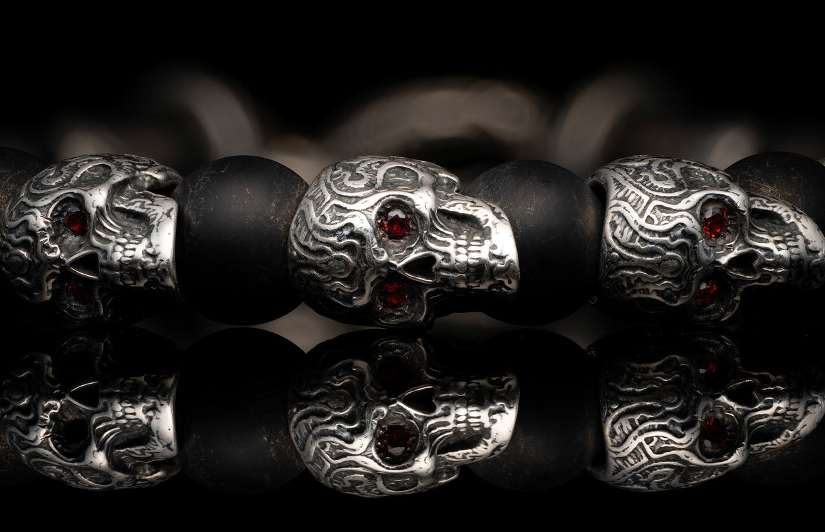 William Henry JEWELRY Garnet Shaman - Large BB4 SGA - LG