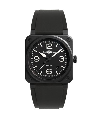 Bell & Ross Watch BR-03 Black Matte BR03A-BL-CE/SRB