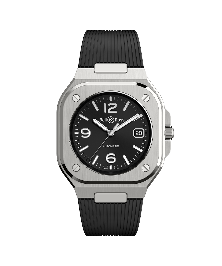 Bell & Ross Montre BR-05 Black Steel BR05A-BL-ST/SRB