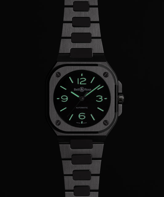 Bell & Ross Montre BR-05 36 mm Black Steel BR05A-S-BL-ST/SST