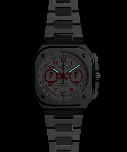 Bell & Ross Montre BR-05 Chrono Snow Rocket BR05C-KL-ST/SST