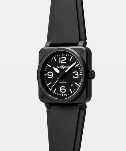 Bell & Ross Watch BR-03 Black Matte BR03A-BL-CE/SRB
