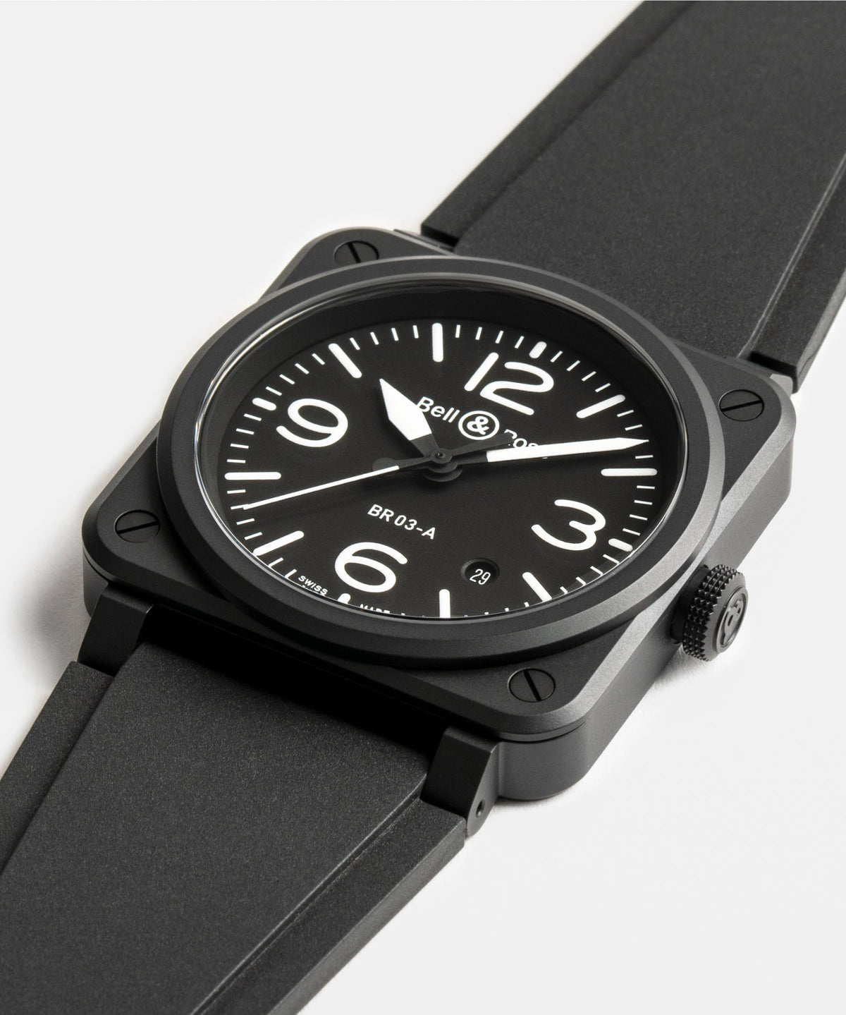Bell & Ross Watch BR-03 Black Matte BR03A-BL-CE/SRB