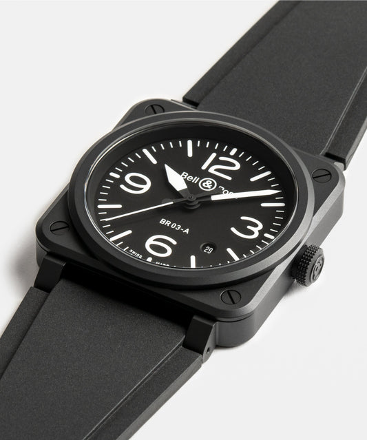 Bell & Ross Watch BR-03 Black Matte BR03A-BL-CE/SRB