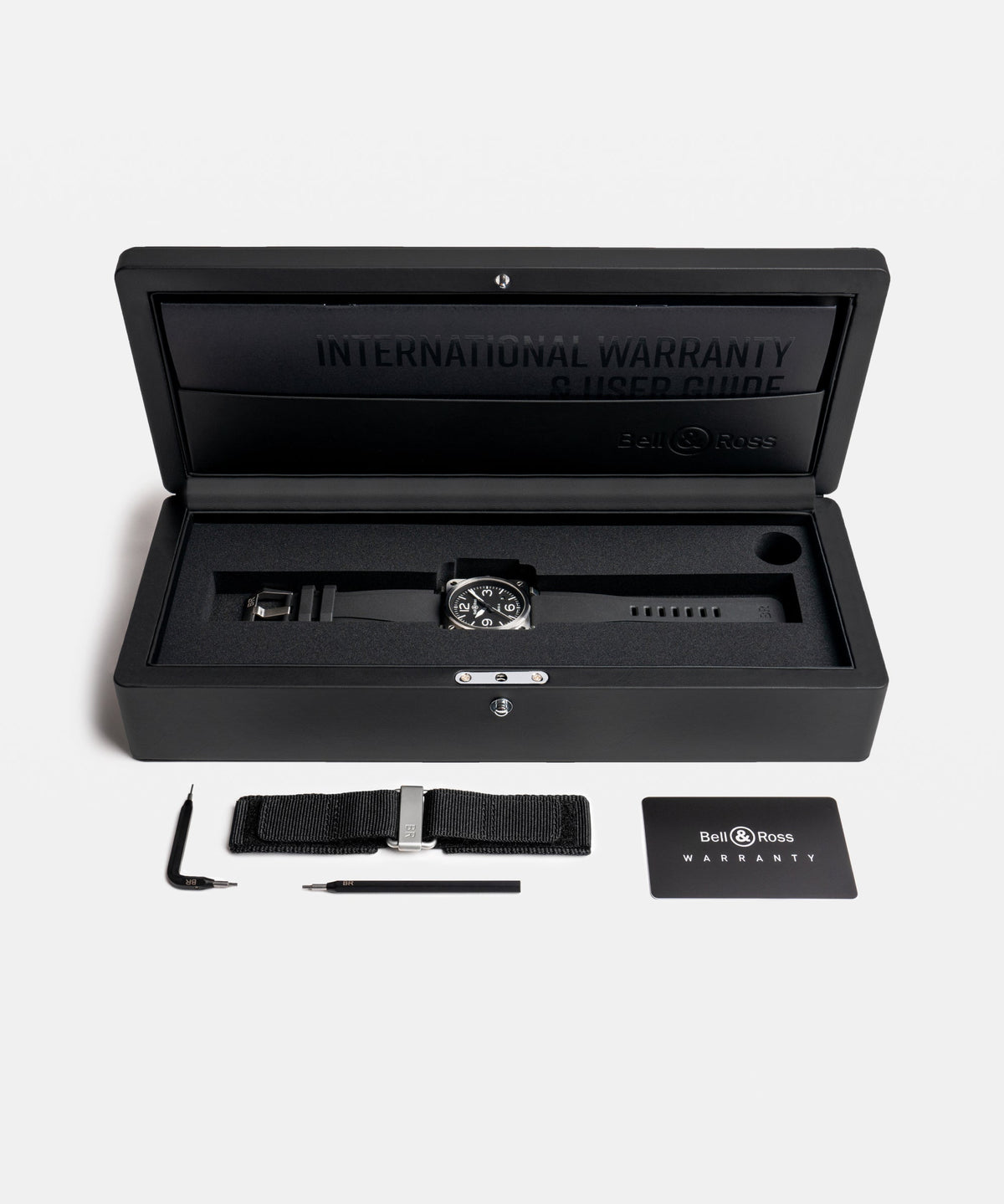 Bell & Ross Watch BR-03 Black Steel BR03A-BL-ST/SRB