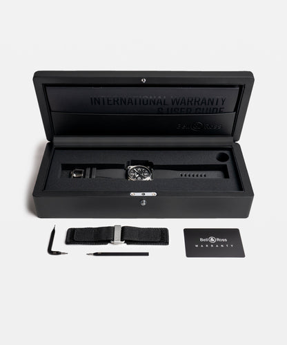 Bell & Ross Watch BR-03 Black Steel BR03A-BL-ST/SRB