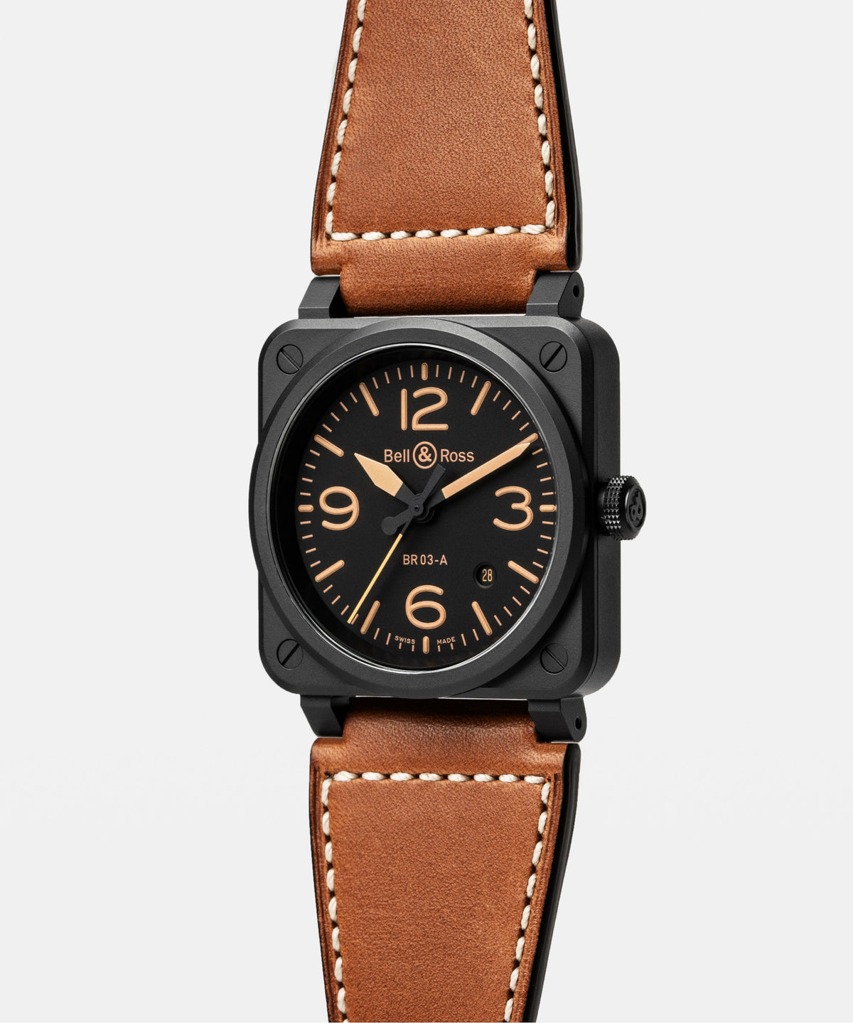 Bell & Ross Watch BR-03 Heritage BR03A-HER-CE/SCA