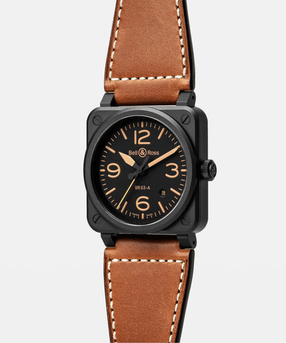 Bell & Ross Watch BR-03 Heritage BR03A-HER-CE/SCA