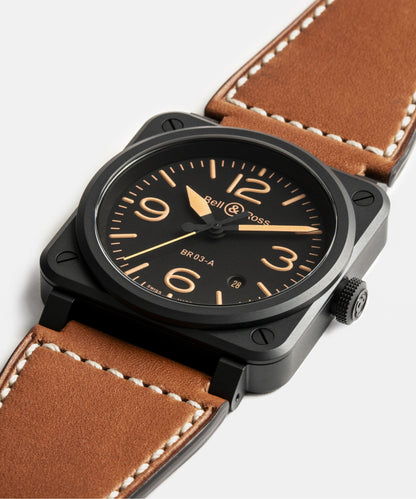 Bell & Ross Watch BR-03 Heritage BR03A-HER-CE/SCA
