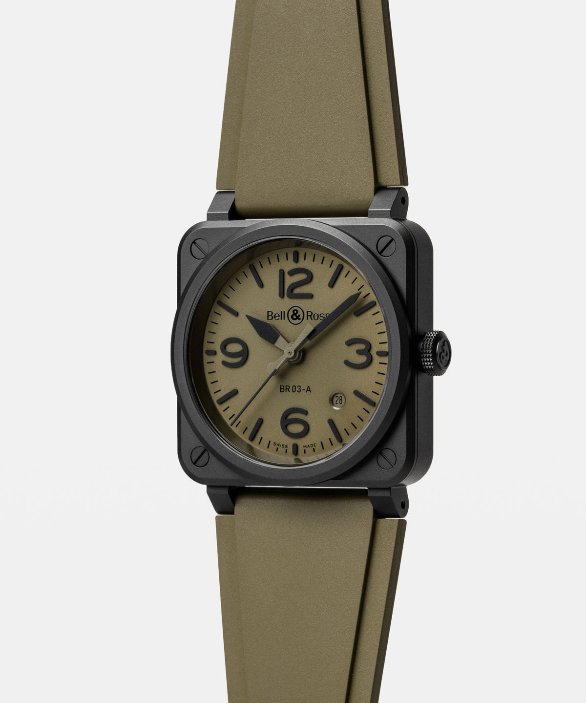 Bell & Ross Watch BR-03 Military Ceramic BR03A-MIL-CE/SRB